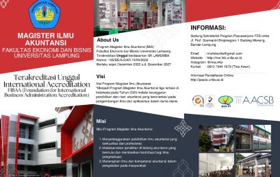 Pendaftaran Program Magister Akuntansi tahun 2024