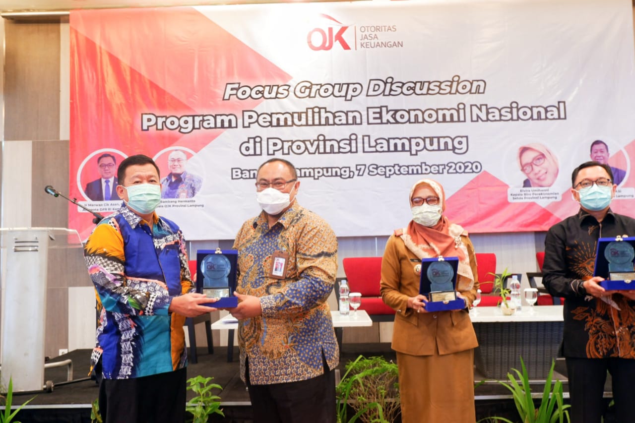 FGD OJK “National Economic Recovery Program in Lampung Province”