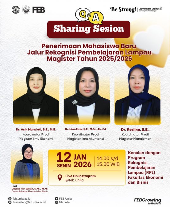 Sharing Session Penerimaan Mahasiswa Baru Jalur RPL Magister
